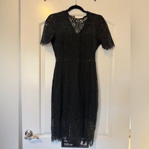 Lulus Remarkable Black Lace Dress - Size S